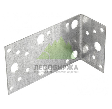 Крепежный уголок оцинкованный ассиметричный KUAS 150х60х90х2 мм 