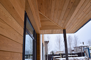 как обшить фасад планкеном 7