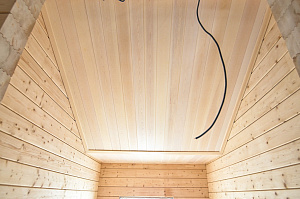 отделка ангарской сосны внутри дома