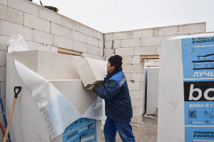 дом из газоблоков