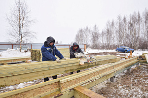 каркасный дом строительство