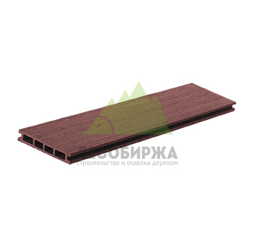 Террасная доска ДПК GRINDERDECO 150x25x3000 мм, тиснение бук, мербау