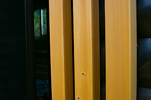 рейки для фасада дома