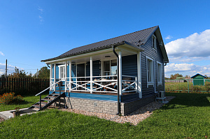 Кикино: перешлифовка и перекраска фасада системой Renner с ресурсом до 10 лет