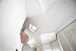 отделка сложного потолка