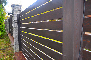 монтаж забора 2