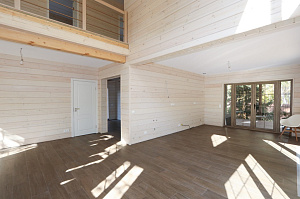 Комплексная отделка дома имитацией бруса 