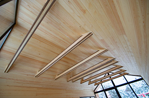 внутренняя отделка из ангарской сосны