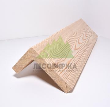 Фальшбалка из лиственницы гладкая Г-образная сорт АВ 150x200