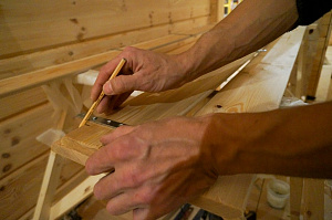 Разметка под обрешетку