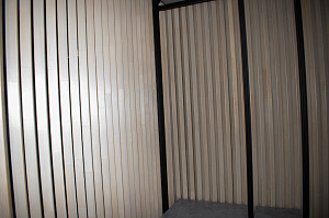 гардеробная из брусков