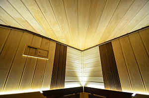 стены и потолок из липы