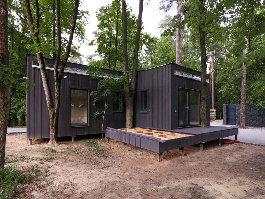 Гостевой дом в Янино: Идеальное слияние с лесным ландшафтом