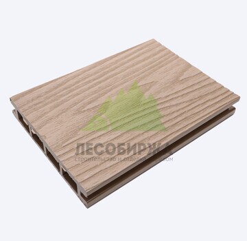 Террасная доска МПК Strada пустотелая 3 D тиснение 140х25х1000, C