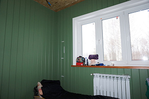 имитация бруса внутри