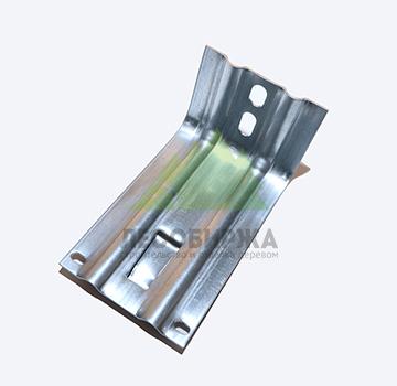 Кронштейн оцинкованный с полимерным покрытием усиленный КУМ