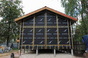 Возведение каркасной бани