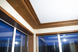 Фальшбалки из МДФ шпон дуба: Мастерство и Стиль для загородного дома в Михайловской горке