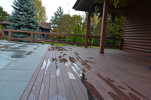 терраса для дома деревянная