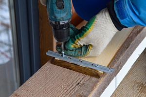 как монтировать планкен на стену 5