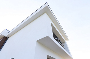 Фасад и баня в стиле 