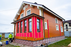 ветрозащита на фасаде