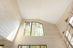 Комплексная отделка дома имитацией бруса 