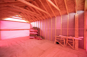 обрешётка для монтажа имитации бруса