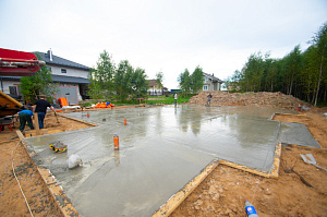 готовый фундамент