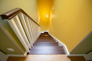 крашенные ступени