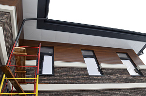 комбинированный фасад дома 1