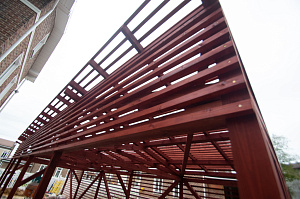 строительство навеса