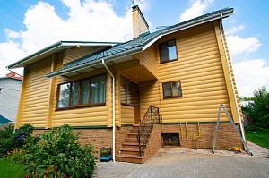 покраска дома на обьекте 8