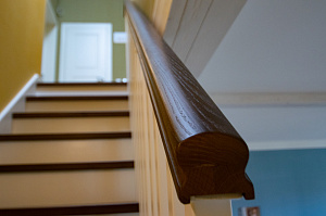 перила из дуба