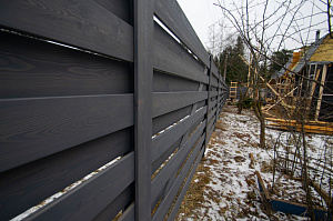 планкен крашеный для забора