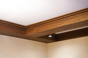 Фальшбалки из МДФ шпон дуба: Мастерство и Стиль для загородного дома в Михайловской горке