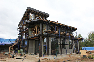 Масштабная реконструкция загородного дома: термоясень, фахверк с историей и идеальная геометрия каждого элемента