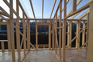 деревянный дом