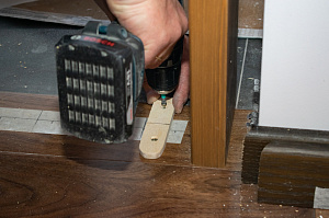 установка перегородок из дерева