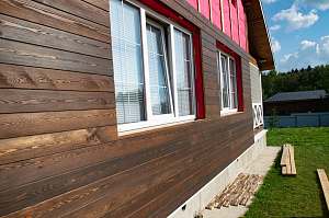 фасад из планкена