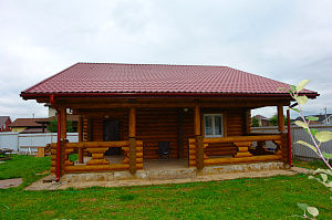 дом из бревна под лкм