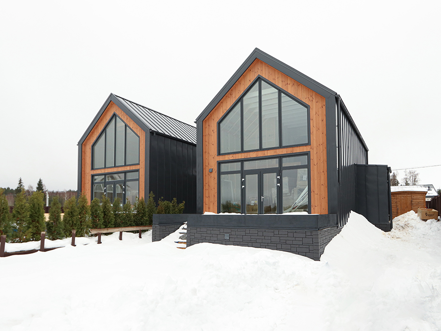 Медовая поляна: Воплощение мечты о коттеджном поселке в стиле Barnhouse