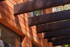 Петергоффские аллеи требуют статуса: как термолиственница преобразила каркасный дом в элитном посёлке