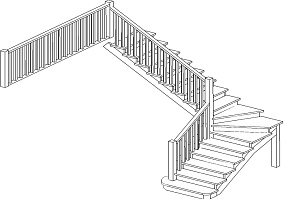 3 д проект лестницы