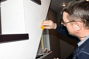 лестница из лиственницы 9