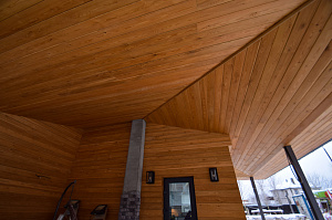 как обшить фасад планкеном 5