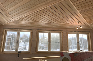 потолок из планкена