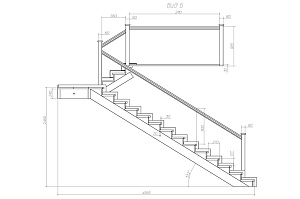 аксонометрическая проекция вид б