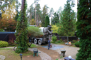 Комплексная защита и обновление фундамента брусового дома в Ропше