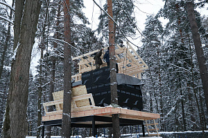 Уникальные всесезонные домики на дереве в LESO Парке